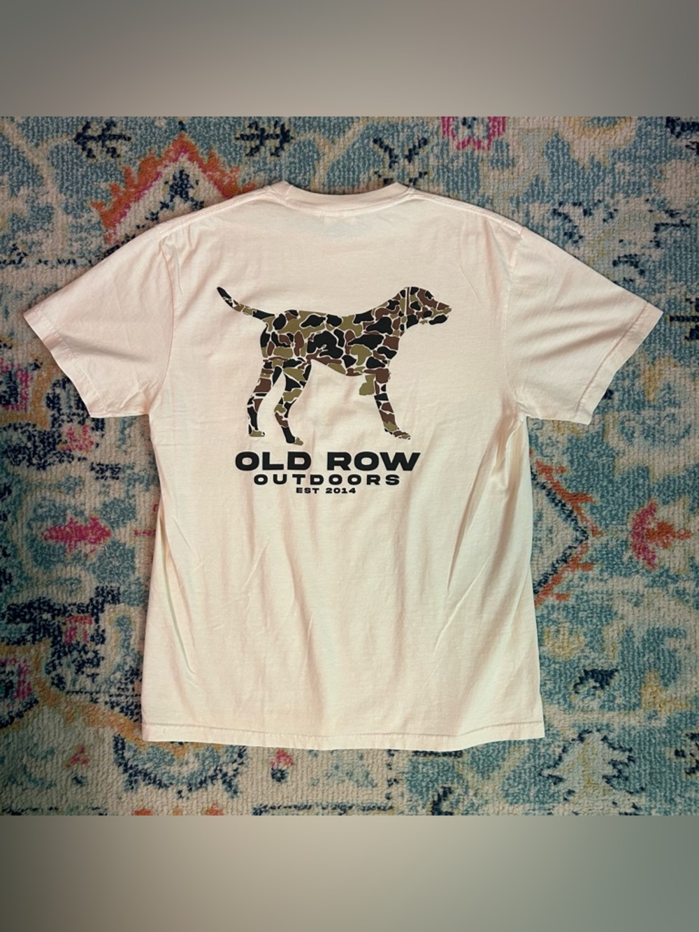 Old Row Outdoors Pointer Pocket Tee – Comfort Colors – Size Medium